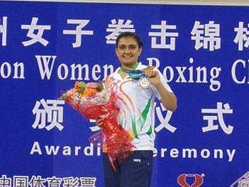 World Championship silver-medallist Saweety Boora. (Photo courtesy: Twitter@@boorasweety04)
