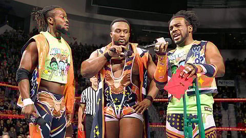 WWE Superstars Kofi Kingston, Big E , Xavier Woods of New Day. (Photo: WWE.com)