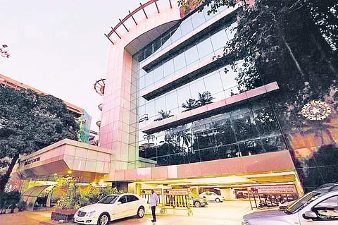 View of the BCCI headquarters in Mumbai