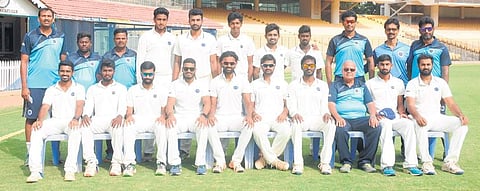Grand Slam, winners of the SR Jagannathan Trophy at MA Chidambaram Stadium