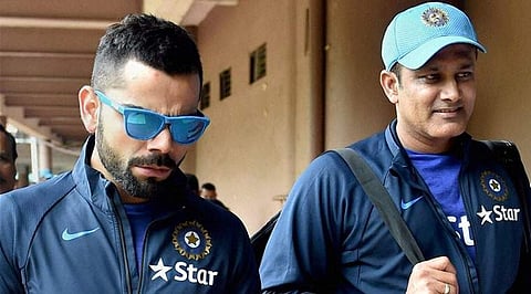 Indian coach Anil Kumble and skipper Virat Kohli | PTI