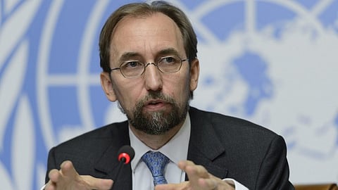 UN High Commissioner for Human Rights, Prince Zeid. | File/AP