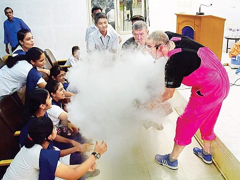 Graham and Stuart during one of the sessions|Photos: Sunish P Surendran