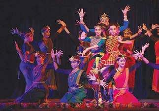 Dancers staging a performance as part of the festival