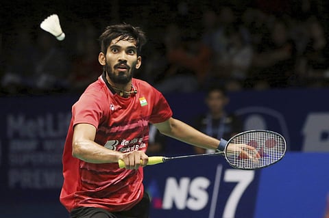 India's Srikanth Kidambi plays against South Korea's Son Wan-ho during their men's singles semi final match at Indonesia Open badminton championship in Jakarta Indonesia Saturday June 17 2017. | AP