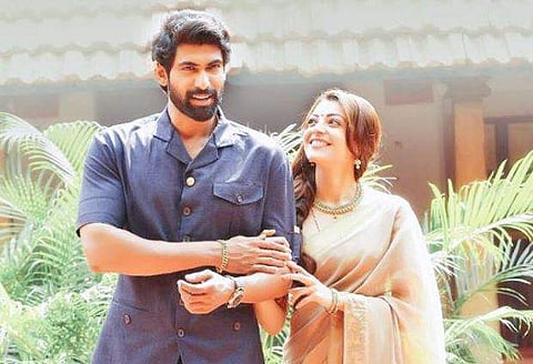 Rana Daggubati and Kajal Aggarwal in 'Nene Raju, Nene Mantri'. (Photo | facebook.com/RanaDaggubati/)