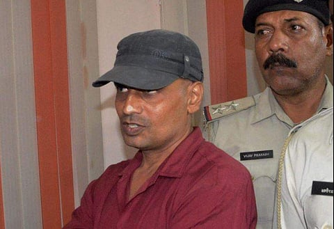 Bihar board 'topper' Ganesh Kumar being arrested after the Bihar School Examination Board BSEB cancelled his result in Patna on Friday. | PTI