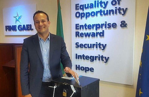 Varadkar, 38, will officially take over as Taoiseach, as the Irish prime ministerial title is known in Ireland, in Parliament later this month. | Picture Courtesy: @campaignforleo