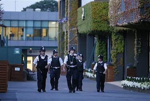 Greater Manchester Police said that officers have set up a cordon in the Devell Court area of Manchester while they assess the vehicle. | AP