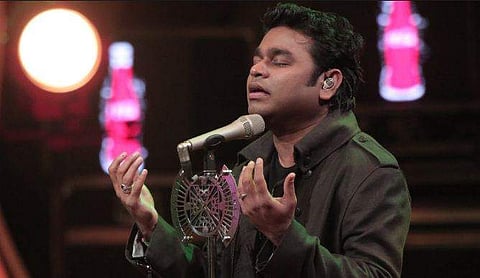 Rahman performs at Coke Studio.