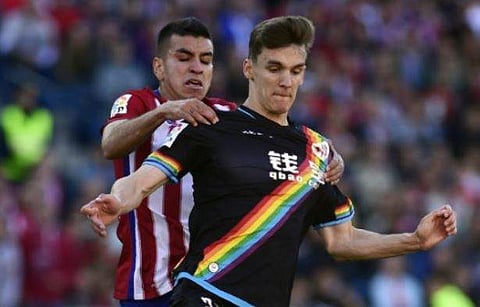 Diego Llorente (R) joined Real Sociedad after spending last season on loan at Malaga. (File | AFP)