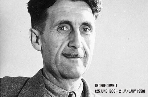 On George Orwell's birth anniversary, let's reflect on one of his most significant works, '1984' written in 1949, as the present times mirror the atmosphere in his books. In the dystopian novel '1984',  the world is divided into three constantly warring b