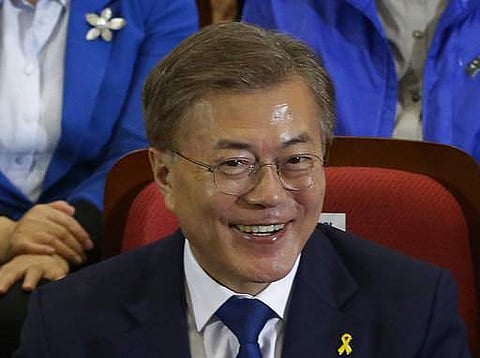 South Korea's new leader Moon Jae-In. (File Photo | AP)
