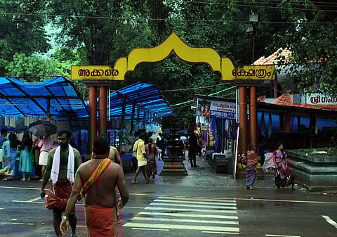 Surrounded by the lush Wayanadan hills and Paalukaachi Mala, the Kottiyoor Temple of Kannur district in Kerala is a prominent and ancient Shiva temple of South India. (A Sanesh | EPS)