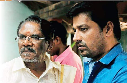 Bharathirajaa and Vidharth in Kurangu Bommai