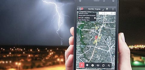 Tech glitches ground ISRO lightning alert mobile app