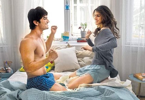 Sushant and Kriti in Raabta
