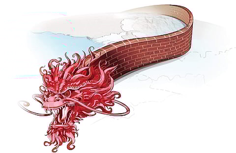 India shoos dragon away