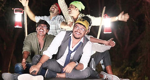 A special stop will be made by  actor Ganesh, Yogaraj Bhat and team at Jog Falls