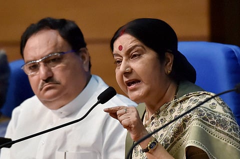 External Affairs Minister Sushma Swaraj (File| PTI)