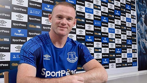 Everton striker Wayne Rooney (Photo | Twitter)