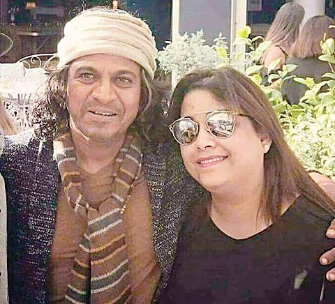 Shivarajkumar and Rakshita