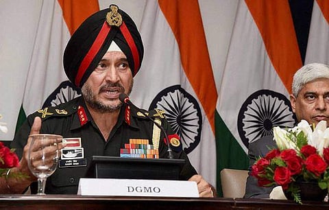 Army's director general of military operations Lt. Gen. A K Bhatt (File | PTI)