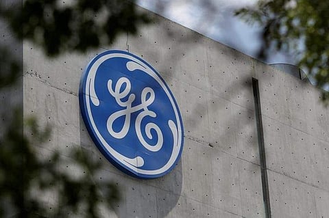 The logo of General Electric Co. is pictured at the Global Operations Center in San Pedro Garza Garcia, neighbouring Monterrey, Mexico. (File photo | Reuters)