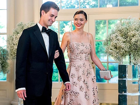 Miranda Kerr and Evan Speigel