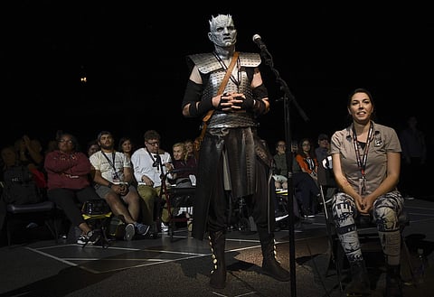 Comic-Con International, going on this weekend in San Diego is an annual fiesta of comic books, fancy costumes and celebrities. (AP)