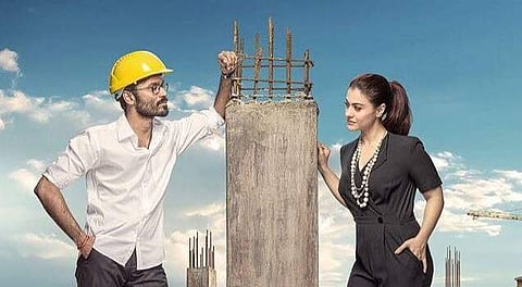 Dhanush and Kajol in 'Velai Illa Pattadhari 2'. (Photo | Facebook)