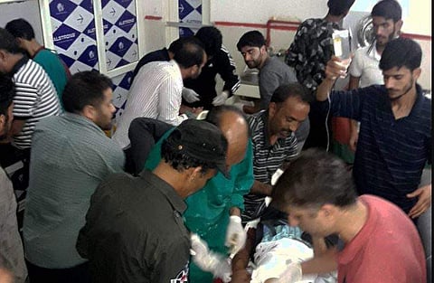 Militants opened fire on a passenger bus carrying Amarnath pilgrims killing and injuring many. (File | PTI)