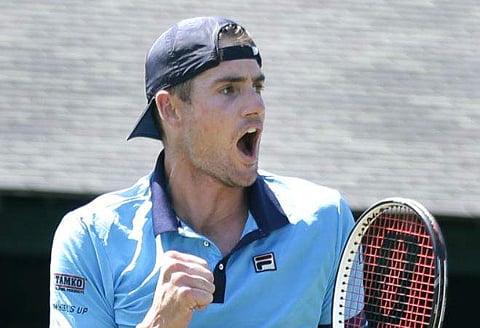 John Isner did not faced a break point in the week and the only set where he was pushed to a tie-breaker was the last. | AP