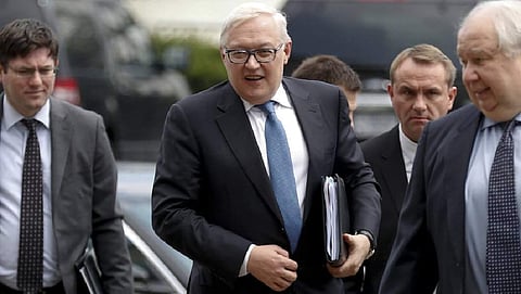 Russia's deputy foreign minister Sergei Ryabkov. (AP Photo)