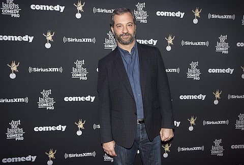 Writer and director Judd Apatow poses as he arrives for the Just for Laughs awards show at the annual comedy festival in Montreal, Friday, July 28, 2017. | AP