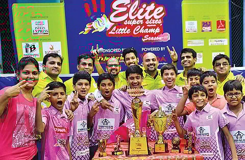 RCC Diva, winners of the Elite Super Sixes Little Champ meet | d sampathkumar