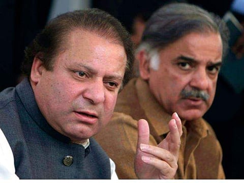 Nawaz (left) and Shahbaz Sharif | AP