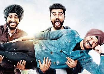 A still from Mubarakan