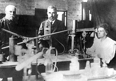 Maria Salomea Sklodowska aka Marie Curie was born on 7 November 1867. She was born in Poland. She was the youngest of the five children of Boguska and Wladyslw. Her   parents were well-known teachers.    Marie Curie had a tough upbringing. Her family lost