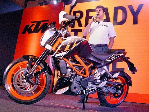KTM bike launch image used for representational purpose only. | PTI