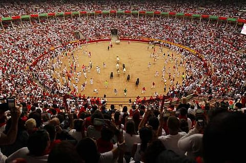 The bull running festival, San Fermin is celebrated from July 6 to July 14 every year. | AP
