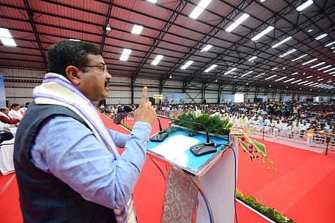 Union Minister of State for Petroleum and Natural Gas Dharmendra Pradhan. | Express Photo Service
