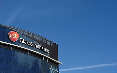 GlaxoSmithKline is seen on it's offices in London, Britain (File Photo | Reuters)