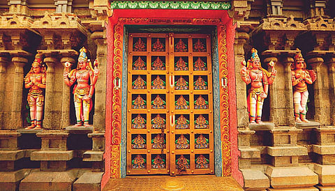 The doorway to heaven in Ranganathaswamy Temple, Tiruchy