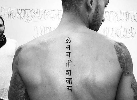 Arsenal striker Theo Walcott's new tattoo | Twitter: @theowalcott