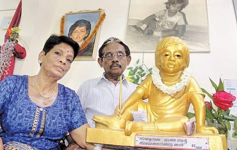 M T Joseph and Chinnamma at their residence in  Kochi | Melton Antony