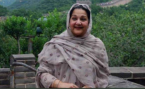 After her husband's incarceration following the military coup by Pervez Musharraf in 1999, Kulsoom Nawaz had successfully led the party. (Twitter/Asad Tanveer)