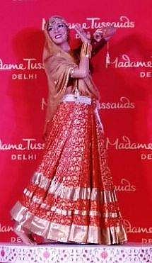 The wax figure of Madhubala atTussauds Delhi. (Photo: Twitter)