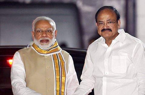 PM Narendra Modi and Vice President Venkaiah Naidu (File | PTI)