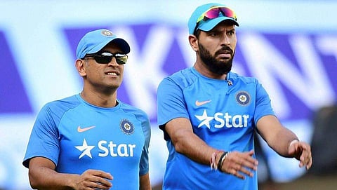 Veterans MS Dhoni (left) and Yuvraj Singh (right) are under the spotlight in selections. | File | PTI